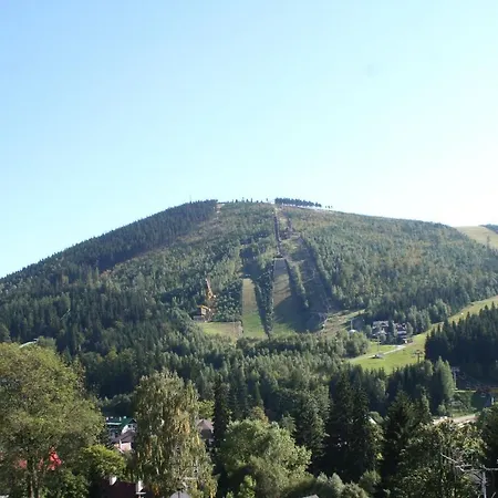 Enjoyharrachov - Atraktivni Klidny Klimatizovany 20 V Centru S Terasou A Parkovanim, Wifi-wlan, Sat, Herni Konzoli, Ipad, Netflix Zdarma, Moznosti Dobijeni Auta, Vyhledem Do Zahrady A Na Kostelik Jen 150m Od Lanovky アパート *