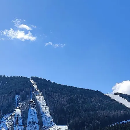 Enjoyharrachov - Atraktivní Klidný Klimatizovaný 20 V Centru Harrachova S Parkováním, Wifi-wlan, Sat, Herní Konzolí, Ipad, Netflix Zdarma, Možností Dobíjení Auta, Výhledem Do Zahrady A Na Kostelík Jen 150m Od Lanovky *