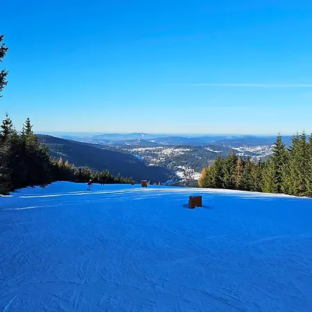 Enjoyharrachov - Atraktivni Klidny Klimatizovany 20 V Centru S Terasou A Parkovanim, Wifi-wlan, Sat, Herni Konzoli, Ipad, Netflix Zdarma, Moznosti Dobijeni Auta, Vyhledem Do Zahrady A Na Kostelik Jen 150m Od Lanovky Διαμέρισμα