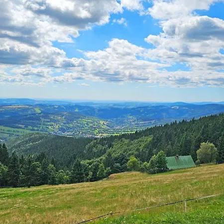Enjoyharrachov - Atraktivni Klidny Klimatizovany 20 V Centru Harrachova S Parkovanim, Wifi-wlan, Sat, Herni Konzoli, Ipad, Netflix Zdarma, Moznosti Dobijeni Auta, Vyhledem Do Zahrady A Na Kostelik Jen 150m Od Lanovky *